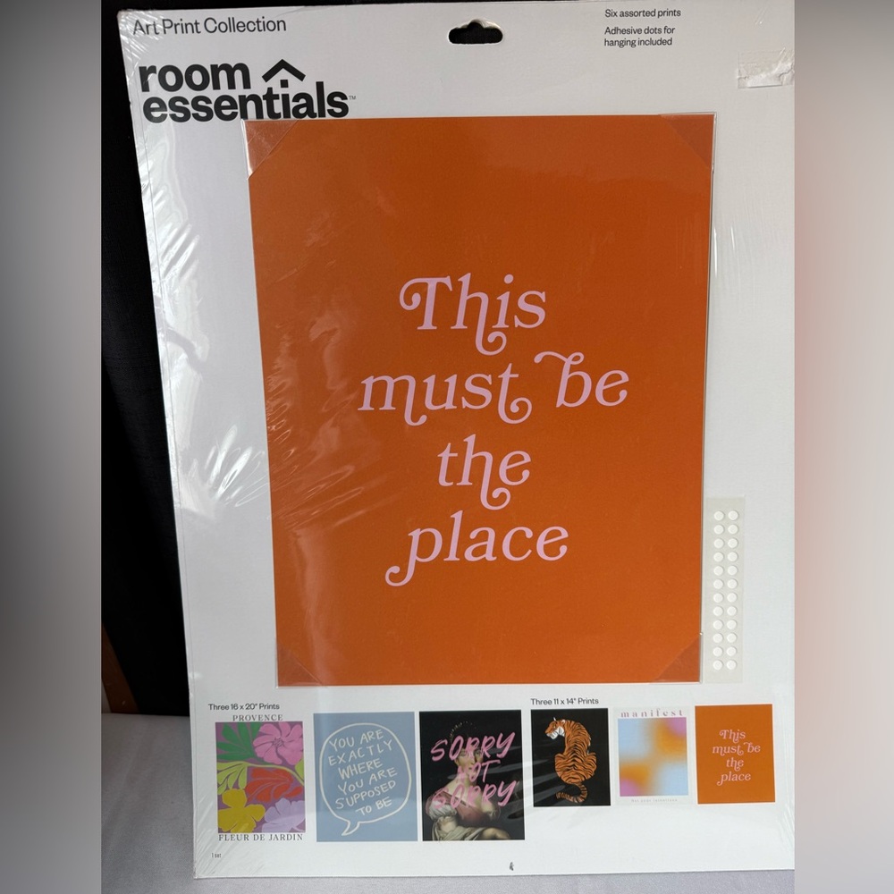 6 Piece Wall Art Print Collection 3- 16”x30” & 3-11”x14” Prints - NIP